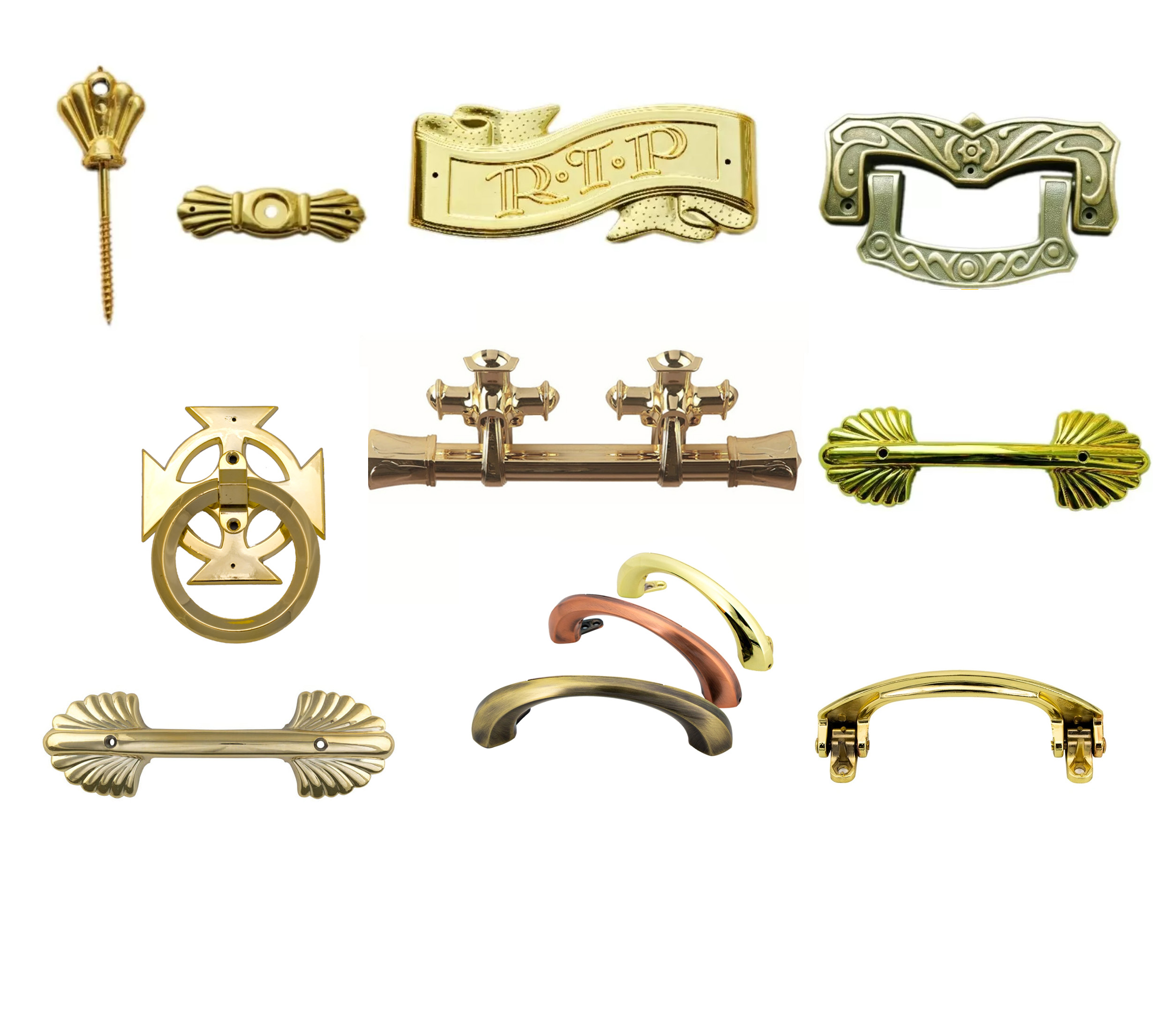 Brass Coffin Accessories